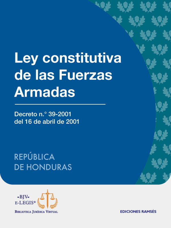Ley Constitutiva de las Fuerzas Armadas