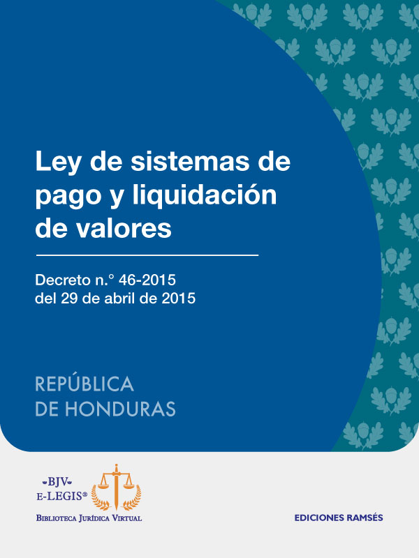 Ley de sistemas de pago y liquidación de valores