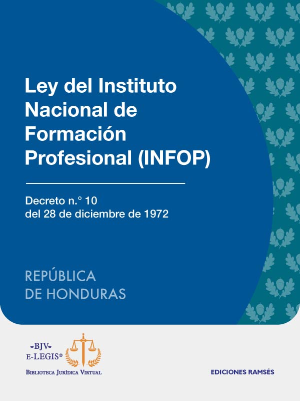 Ley del Instituto Nacional de Formación Profesional (INFOP)
