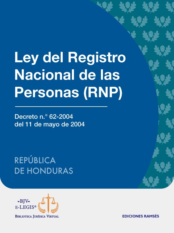 Ley del Registro Nacional de las Personas (RNP)