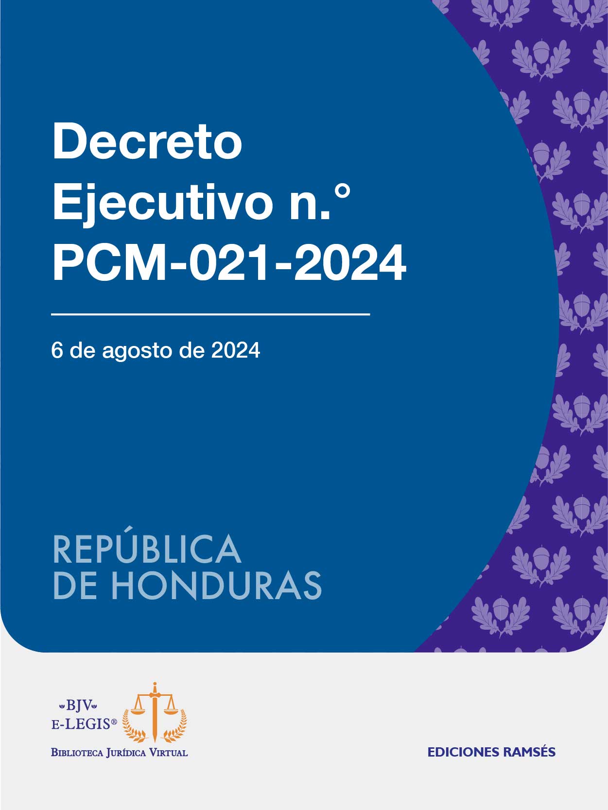 Decreto Ejecutivo n.° PCM-021-2024