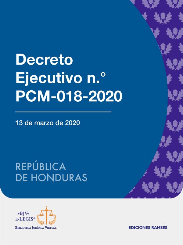 Decreto Ejecutivo PCM-018-2020