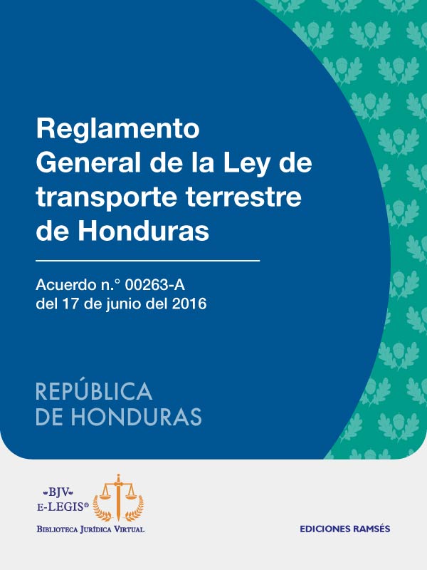 Reglamento General de la Ley de Transporte Terrestre de Honduras