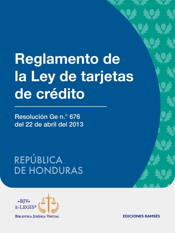 Reglamento de la Ley de Tarjetas de Crédito