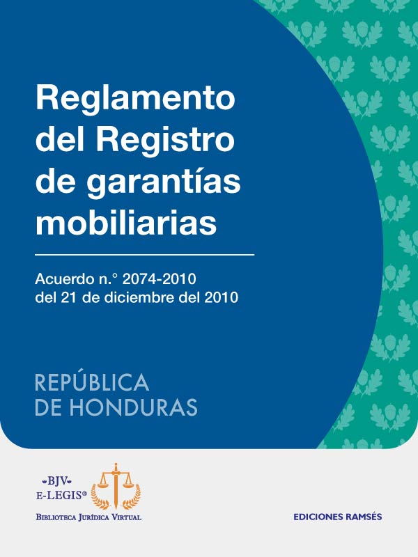 Reglamento del Registro de Garantias Mobiliarias
