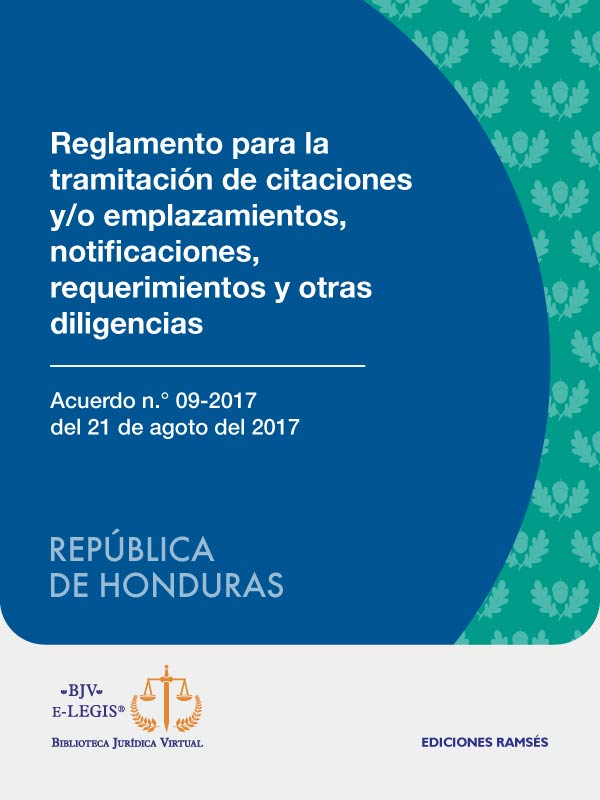 Reglamento para la Tramitación de Citaciones y/o Emplazamientos, Notificaciones, Requerimientos y Otras Diligencias