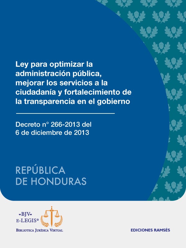 Ley para optimizar la Administración pública, mejorar los servicios a la ciudadanía y fortalecimiento de la transparencia en el gobierno