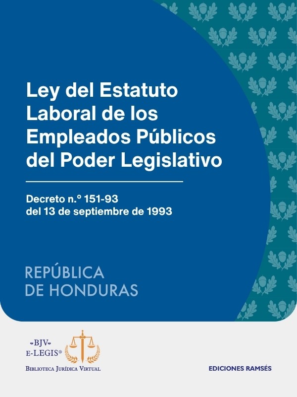 Ley del Estatuto Laboral de los Empleados Públicos del Poder Legislativo