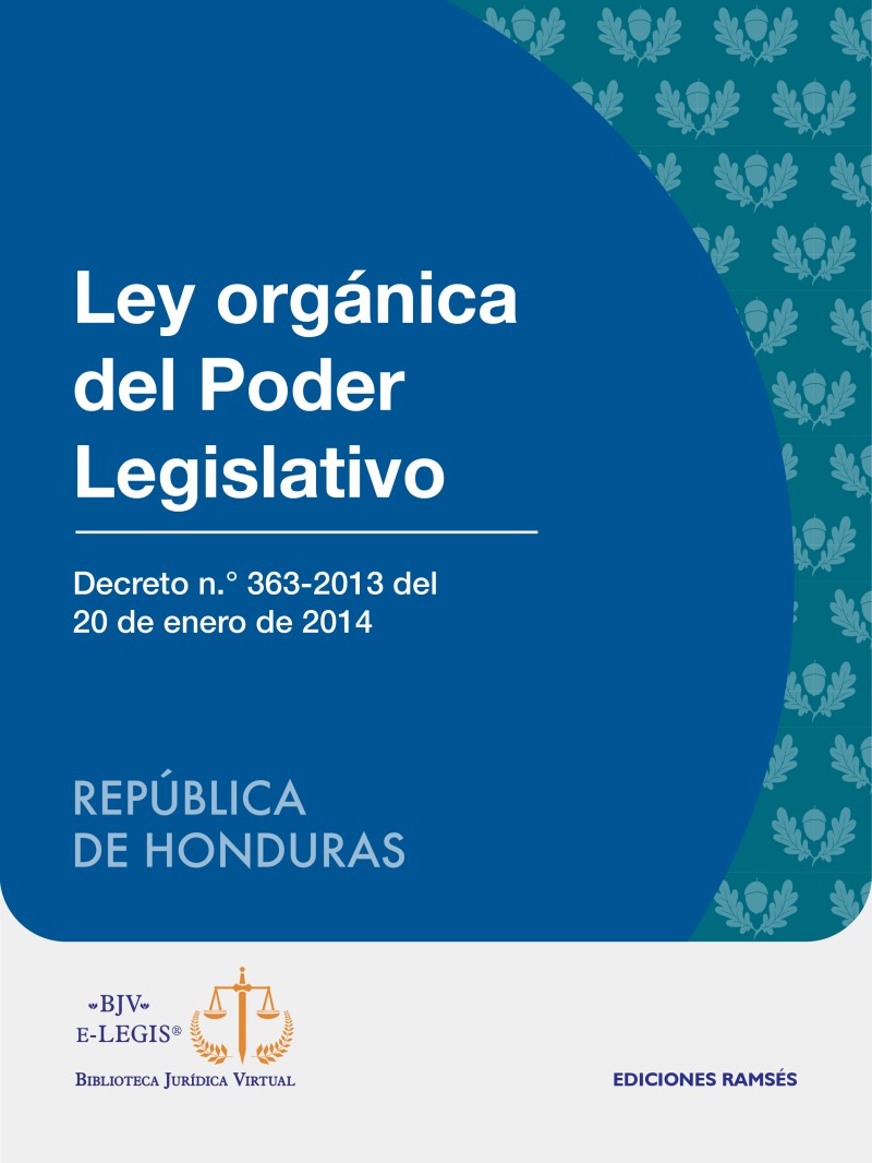 Ley orgánica del Poder Legislativo