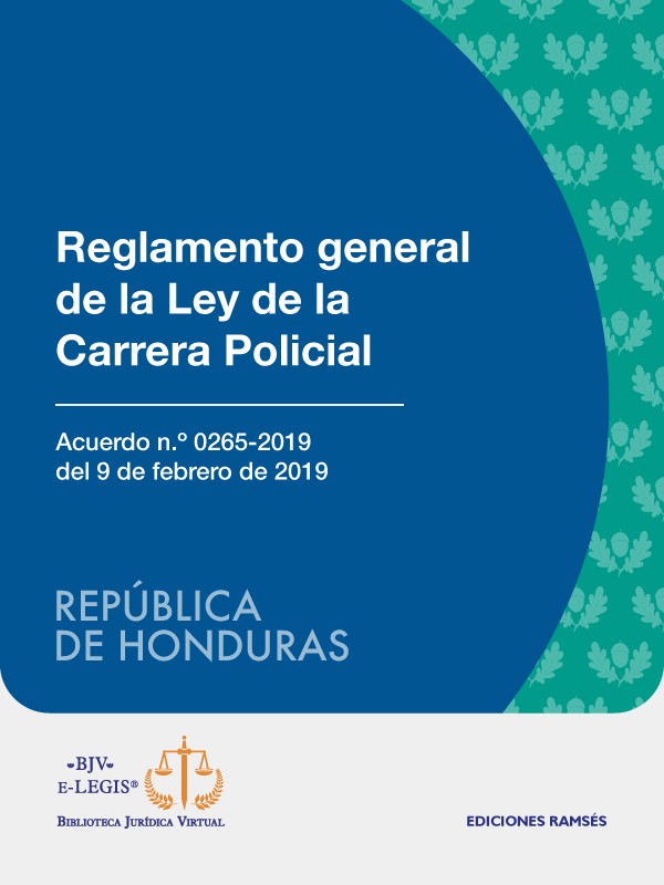 Reglamento general de la Ley de la Carrera Policial