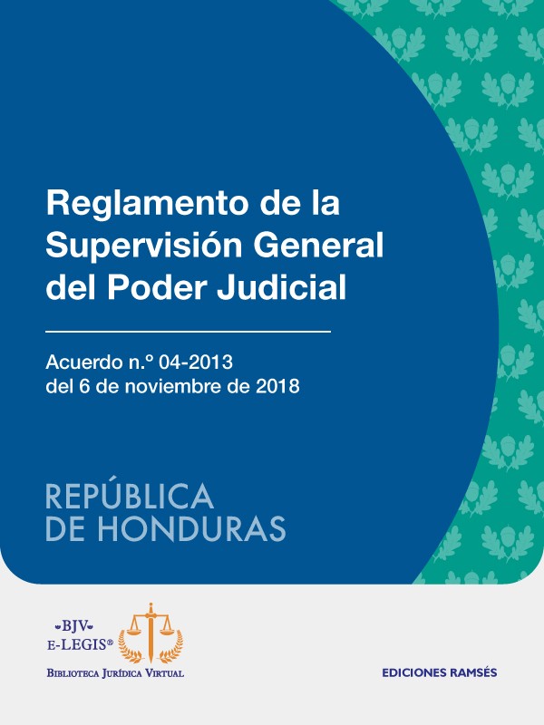 Reglamento de la Supervisión General del Poder Judicial
