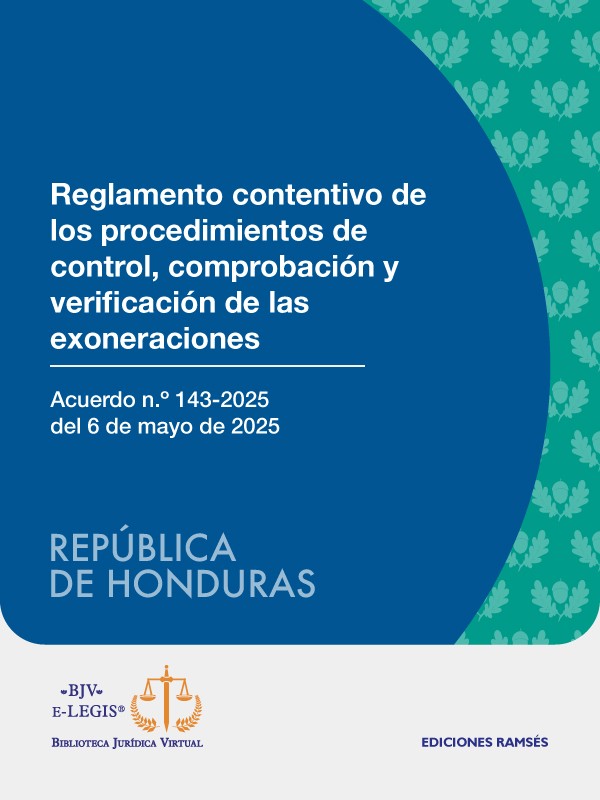Reglamento contentivo de los procedimientos de control, comprobación y verificación de las exoneraciones