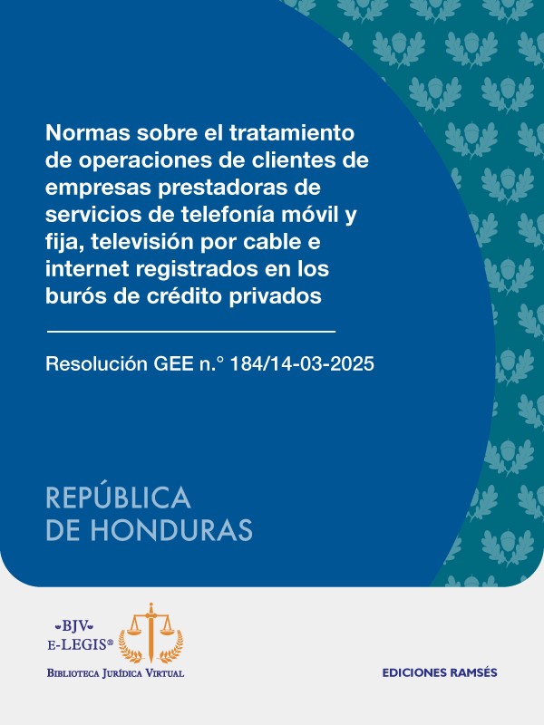 Normas sobre el tratamiento de operaciones de clientes de empresas prestadoras de servicios de telefonía móvil y fija, televisión por cable e internet registrados en los burós de crédito privados