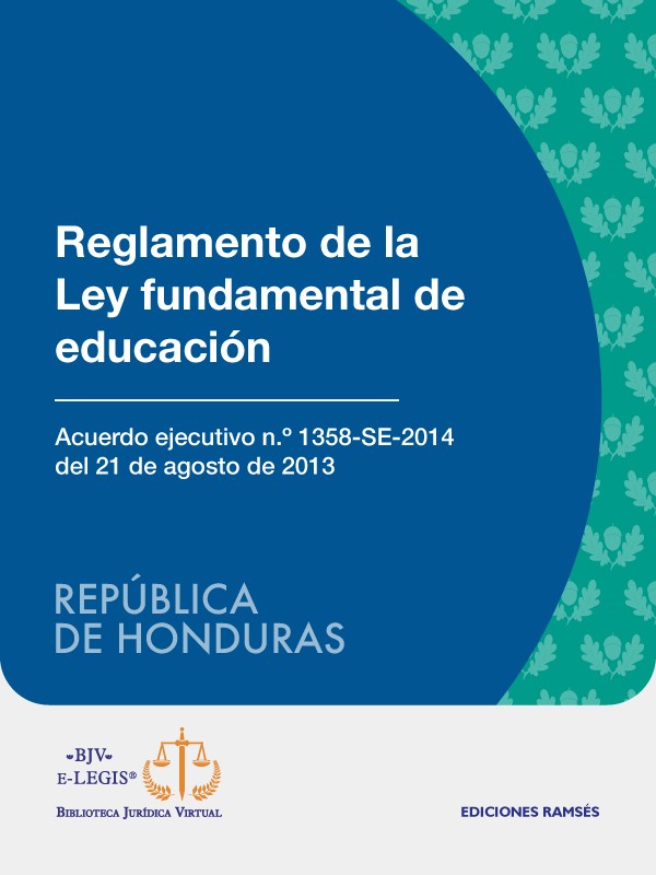 Reglamento de la Ley fundamental de educación